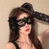Geheimnisvolle Halbgesichts-Maskerade-Augenmaske für Halloween-Kostümparty