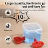 Automatic Pet Water Drinker With Double Bowls For Puss And DogsSafe PP Automatic Pet Waterer Organiser Box