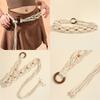 Traditional Styles Belt Versatile Dress Belt Cotton Linen Belt Adjustable Length for Casual or Ethnic Wear