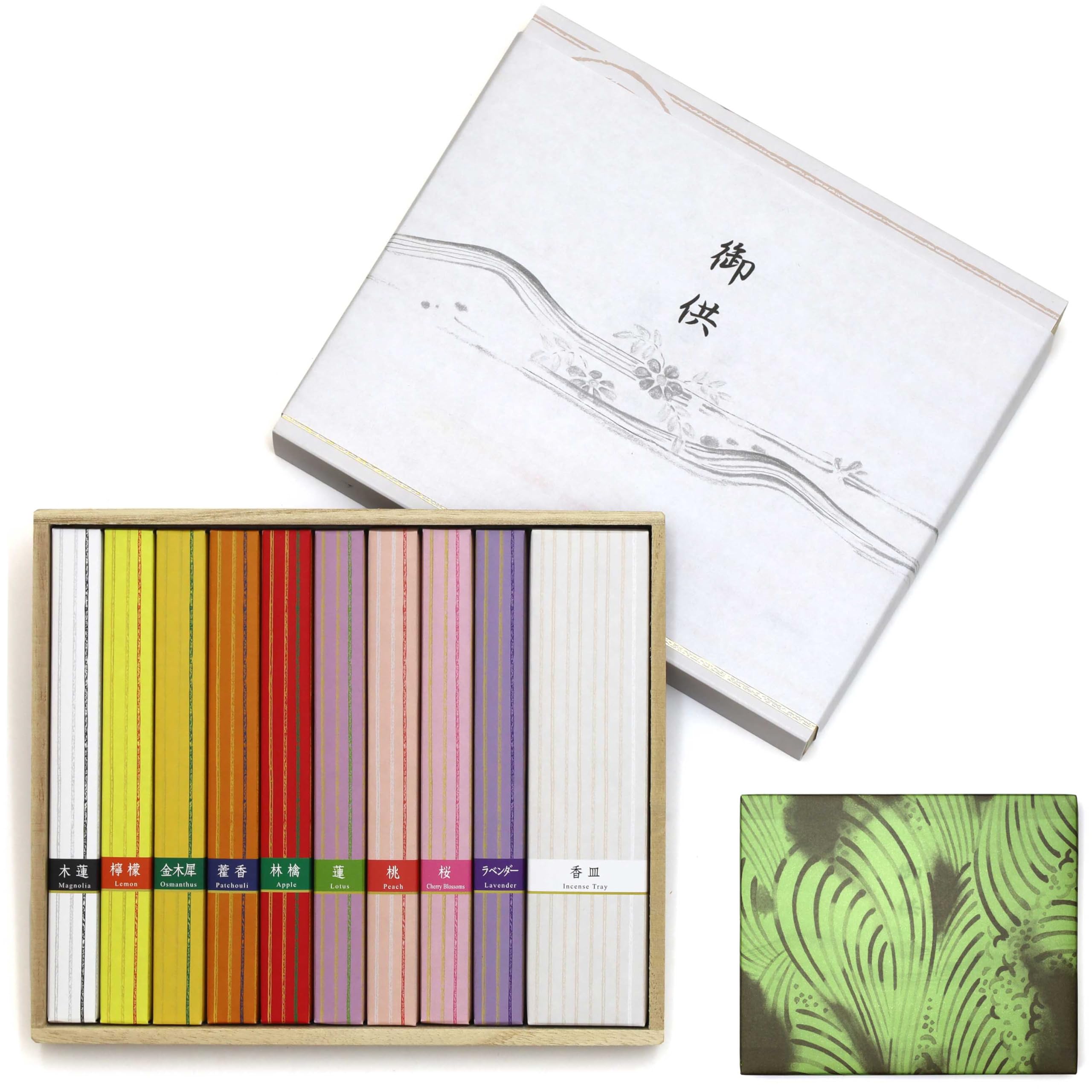 

Sympathy Incense Gifts for Mourning Guests and First Anniversaries Types of Flower with Inner Made in Low Incense [9 Candles, Sandalwood, Wrapping]