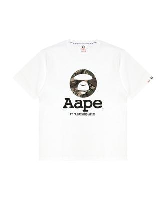 Eipeu Aapeunvs Moonface Logo T-Shirt White / Aaptem1640Xxqwhx