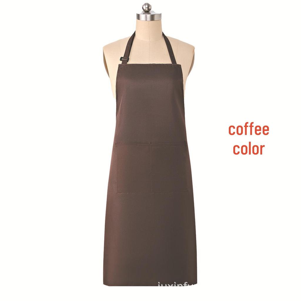 Long Anti-Fouling Chef Apron for Kitchen and Cafe Use
