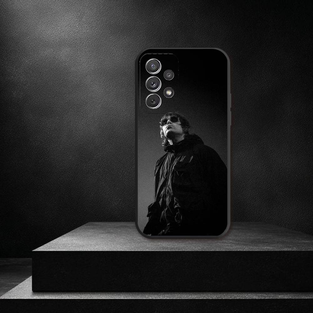 L-Liam G-Gallagher Singer For Samsung S 26,25,24,23,22,30,21,10,9,Ultra,Plus,Lite,FE,4,5G Phone Case Black Soft Case