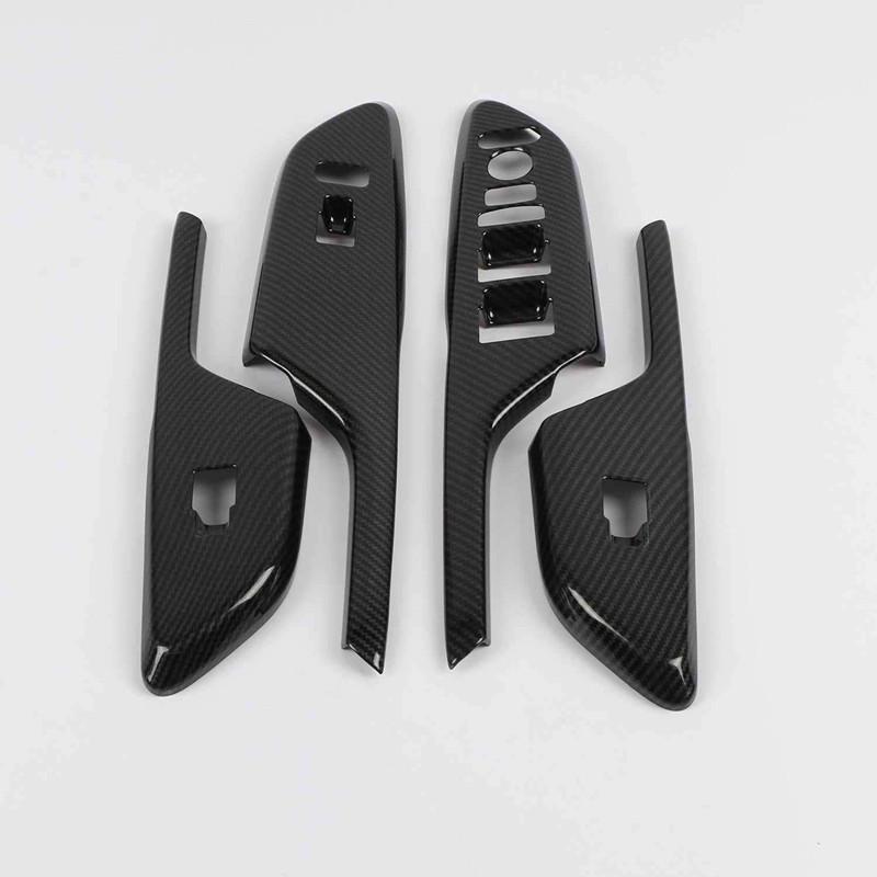 For Hon Da New Ci Vic 10th Gen 2016 2017 2018  LHD Car Interior Armrest Window Lift Switch Button Cover