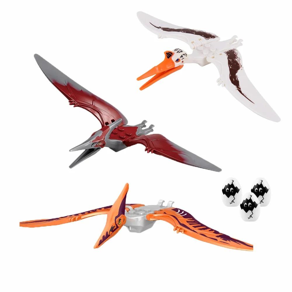 Jurassic Dinosaurier DIY Bausteine Velociraptor Velociraptor Rex Tyrannosaurus Pterosaurier Dilophosaurus Zubehör Steine Spielzeug