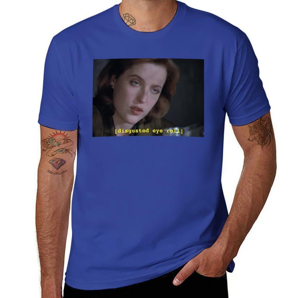 Dana Scully Eye Roll // X-files T-Shirt Short Sleeve Tee Sweat Heavyweights T Shirts for Men Pack