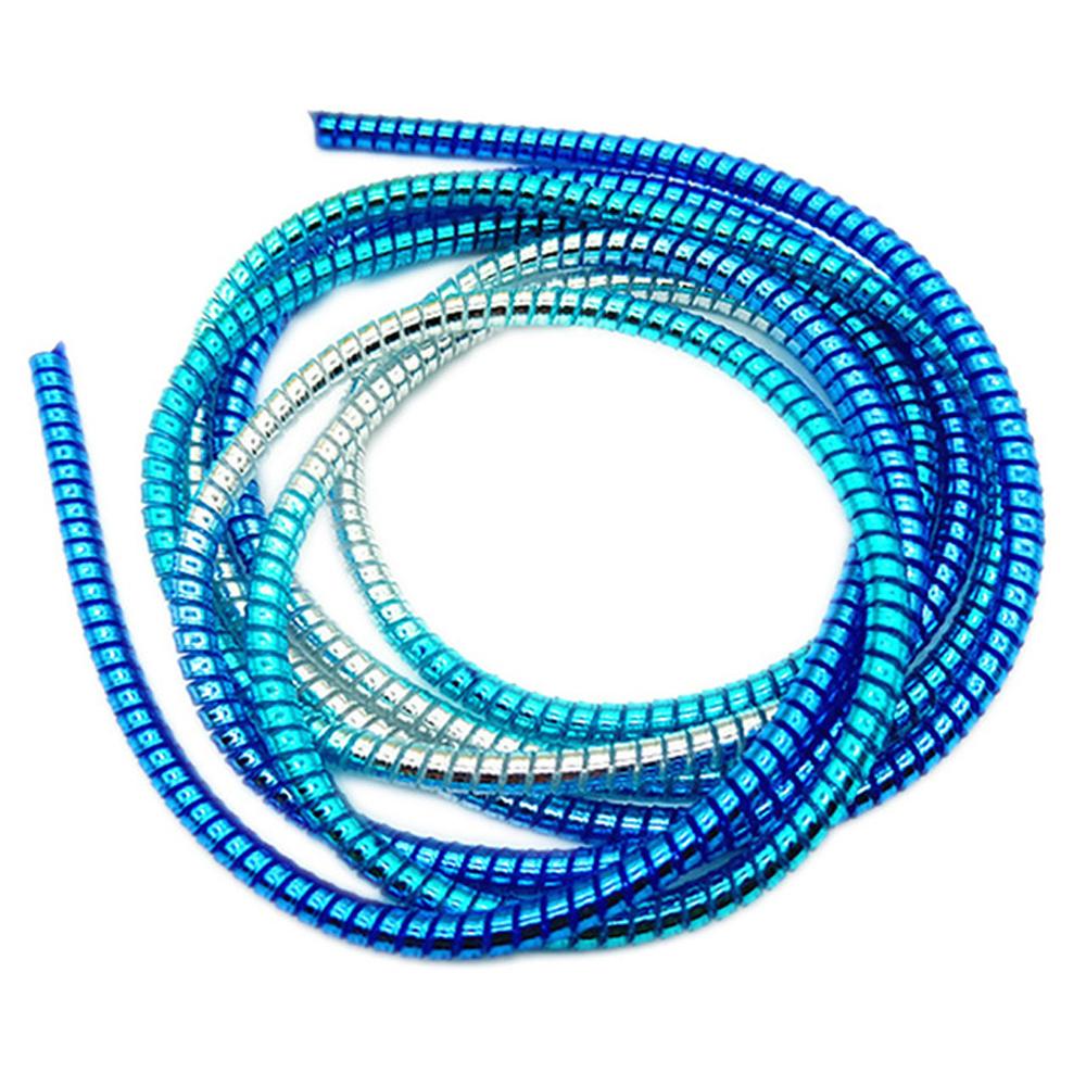 

для Наушников USB Кабель Протектор Защита Кабеля Обертка Кабель Органайзер Намотка Зарядка Линия Передачи Данных blue silver