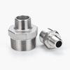 304 SS External Hex Reducing Nipple Straight Connector