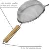 Wooden Handle Food Strainers Easy To Clean Fine Mesh Strainers Cooking Skimmers  for Kitchen