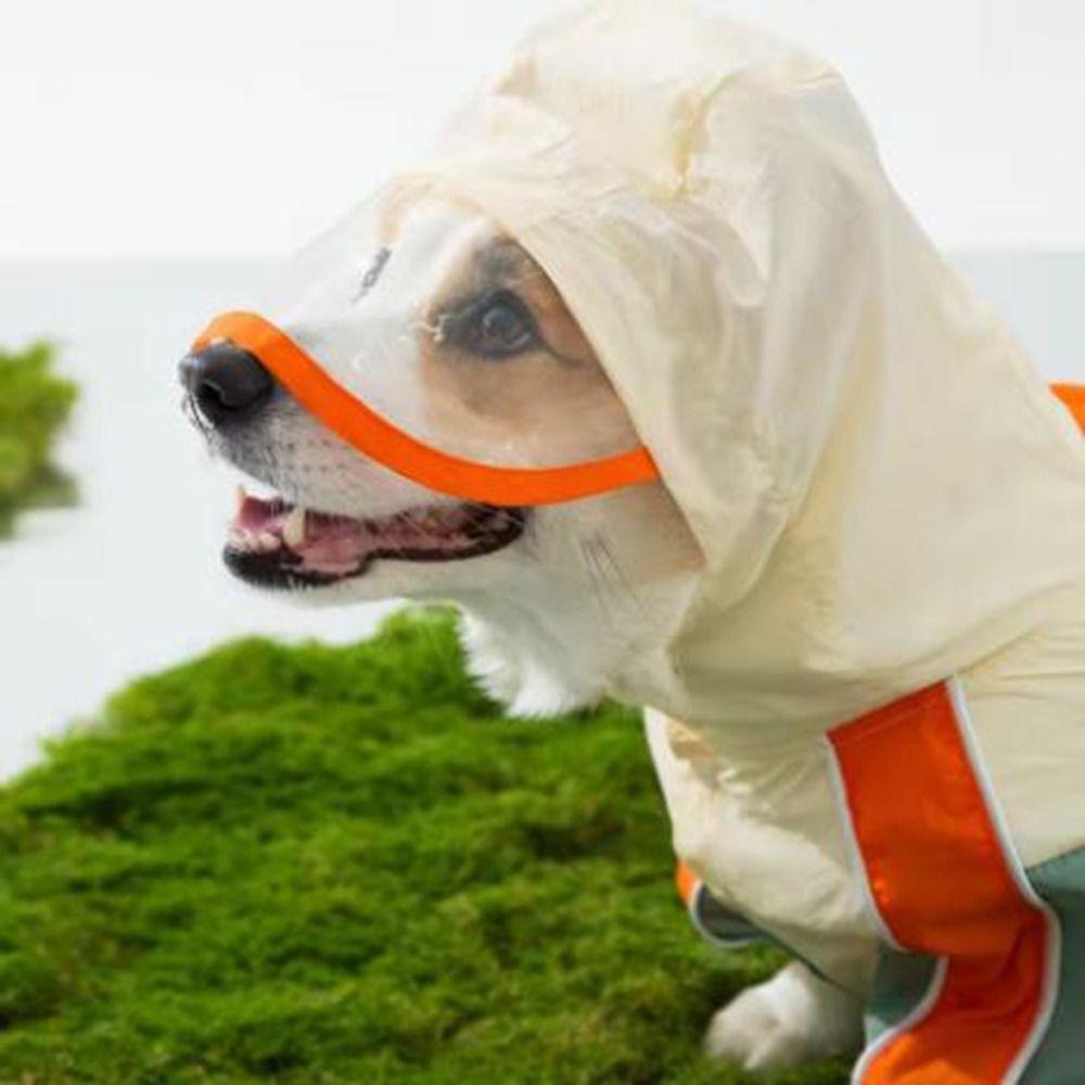 Full-Body Coverage Corgi Raincoat Waterproof Pet Rain Jacket Dog Hooded Raincoat  All Seasons