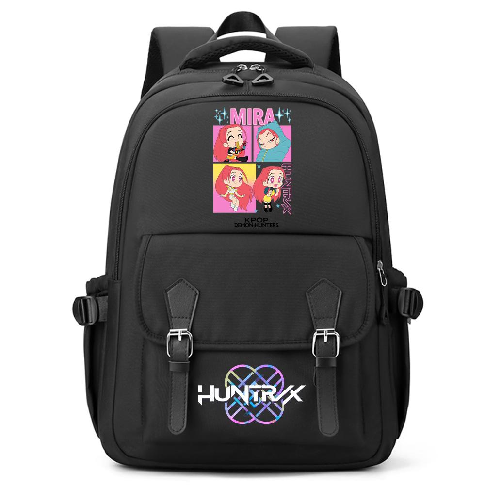 Anime Cartoon K-Pop Printed Large Capacity Backpack for Teenger Student Girl Boy Schoolbag Bookbag Women Waterproof Travel Bag Mochila Kid Gift