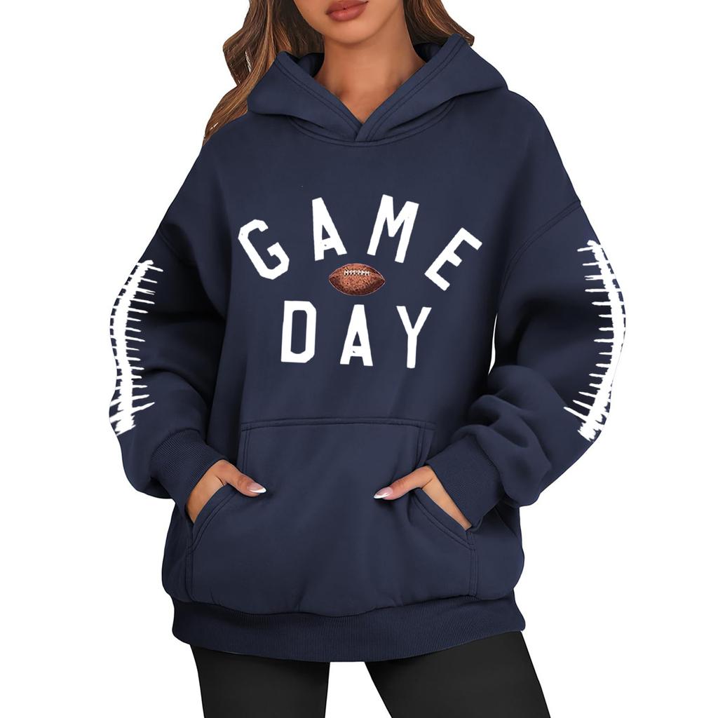 Womens Hoodies Oversized Sweatshirts Long Sleeve Casual Pullover Hooded Sweatshirt Tops