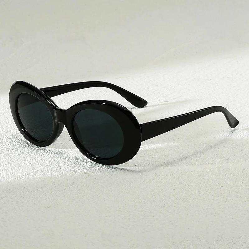 123Pcs Fashionable Oval Frame Glasses With Retro Academic Style Suitable For Street Pography And As A Holiday Gift