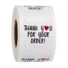 Round label Sticker roll Self Adhesive Gift Paper Sticker Thank You Stickers Sealing Craft