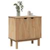 VidaXL Hallway Cabinet OTTA 75x40x75 Cm Solid Pine Wood, Hallway Furniture, Cloakroom Furniture, Storage Furniture 4013461