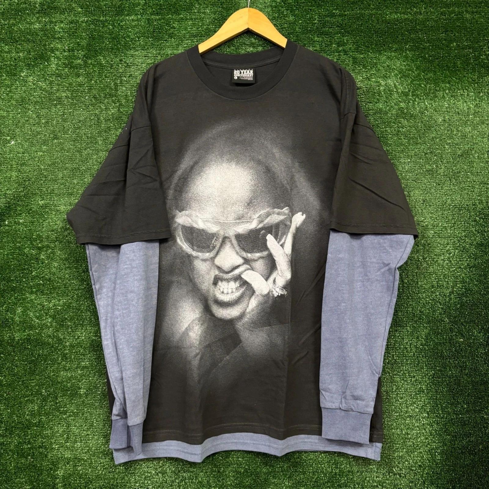 Rihanna 2005 20th Anniversary R20 Oversized Layered LS Shirt Size Large S