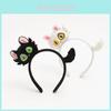 Niedliches Katzen-Plüsch-Stirnband Super Entzückendes Gesichtswasch-Haarband Cartoon-Haustier Lustige Foto-Requisiten Kopfschmuck Haar-Accessoire
