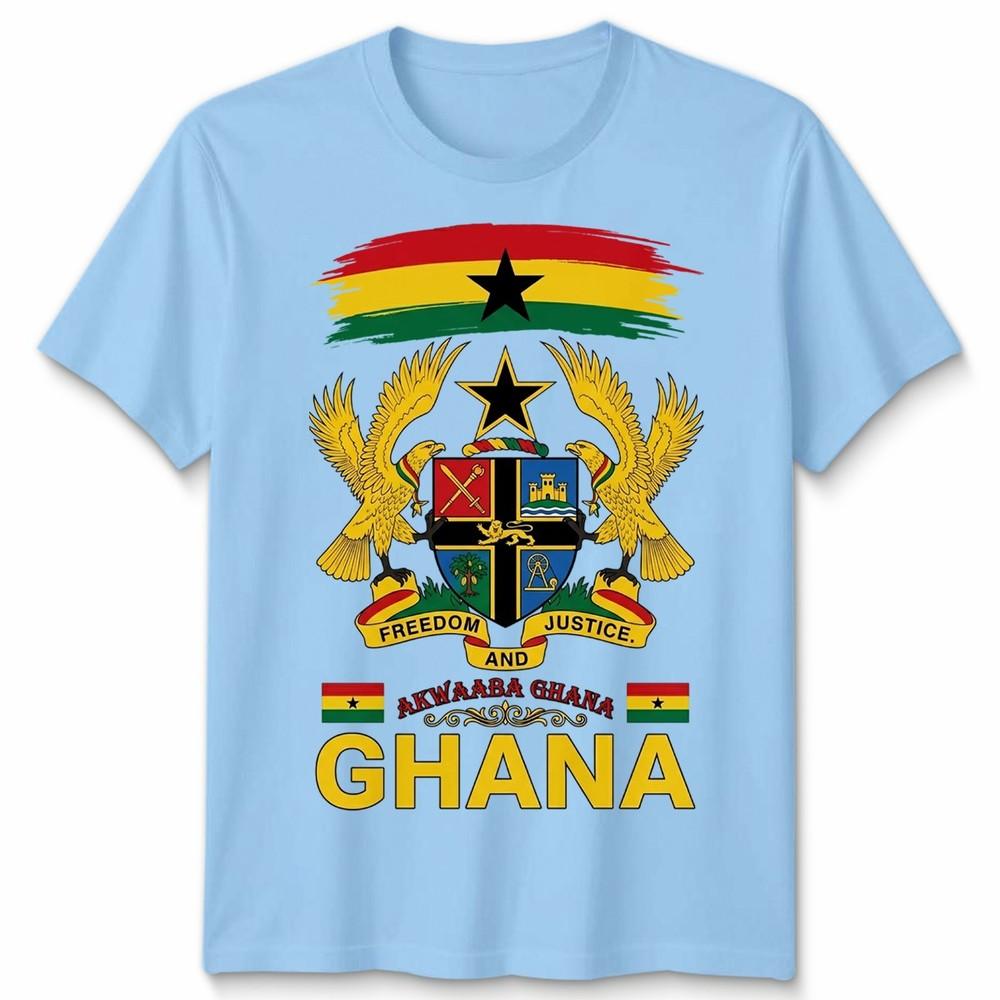 Ghana Roots Heritage Outfit Idea For Unisex Ghanaian Flag Tshirt