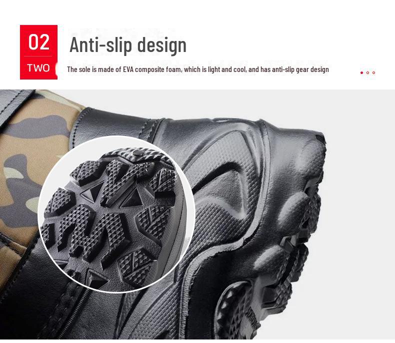 Men's Waterproof Winter Snow Boots: Outdoor Sports with Plus Velvet