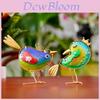 Glass Bird Garden Decor Painted Finish For Gift Giving And Home Decor