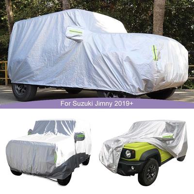 Ochranný kryt do auta Vonkajší úplný kryt Dážď Slnko UV ochrana so zipsom Bavlna Pre Suzuki Jimny 2007-2023 Autopríslušenstvo