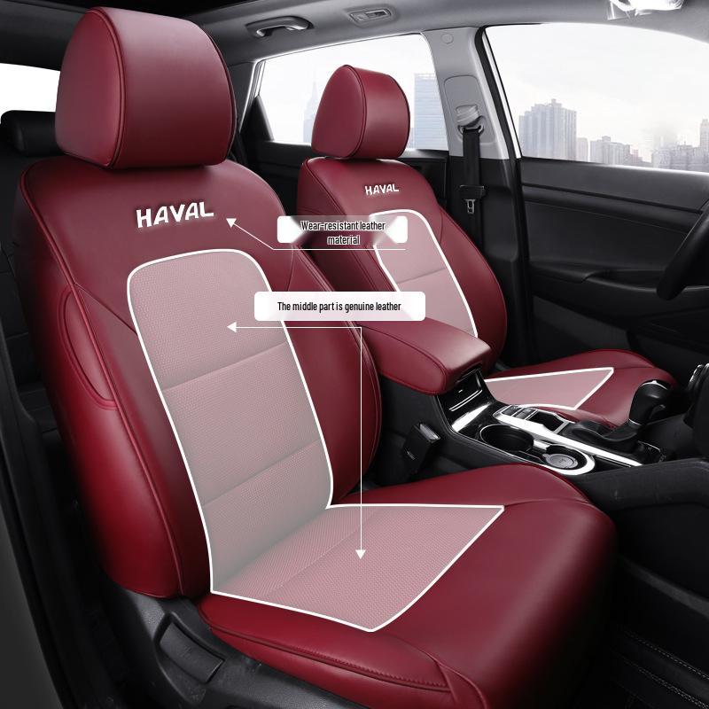 YN Custom Sports Leather Seat Cover for Haval Big Dog - Four Season Full Coverage