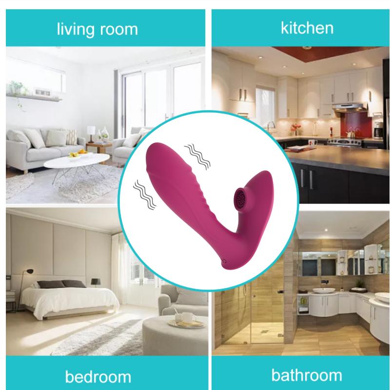 Vaginal Sucking Vibrator Wireless Remote Control G Spot Sucker Oral Sex Clitoral Stimulator Dildo Massager For Women Sex Toys