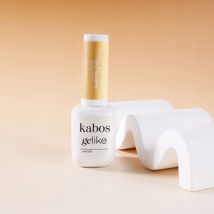 Vernis à ongle - Kabos Gelike 011 - Jaune - Hybride - 8 ml