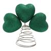 St Patricks Day Tree Topper Heart Shamrock Tree Topper Holidays Ornament for Spring Holiday Festival Party Supplies