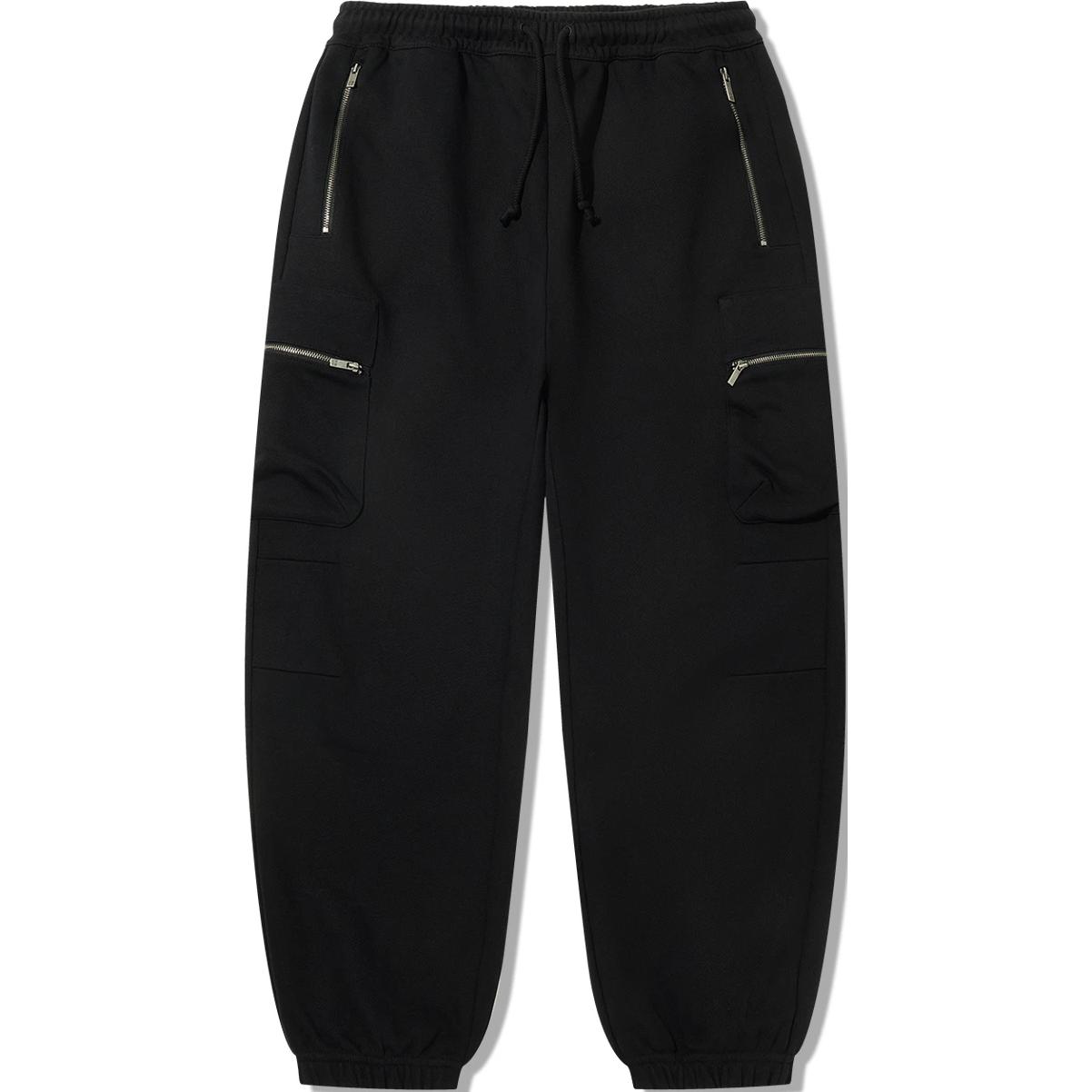 

Коллаборация Li Ning X Pleasures Письмо Средняя посадка Кулиска Удобные Дышащие Вязаные спортивные брюки с манжетами Мужские брюки Черный AKLUC73-2 L