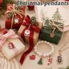 Mixed Christmas Theme Keychains Clip-on Pendants DIYJewelry Making Supplies for Necklaces Earrings Bracelets Handmade Xmas Gifts