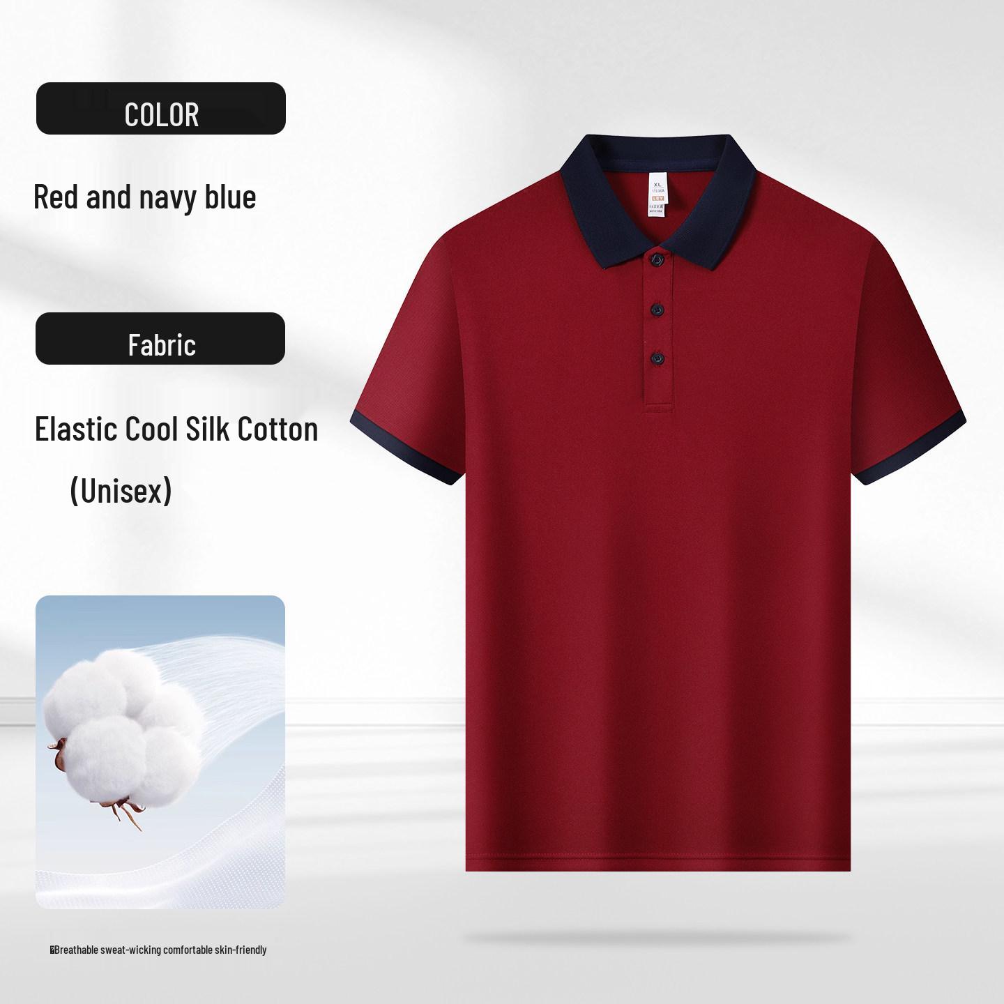 Custom Embroidered Polo Shirt - Summer Short Sleeve with Logo or Text XXXXL