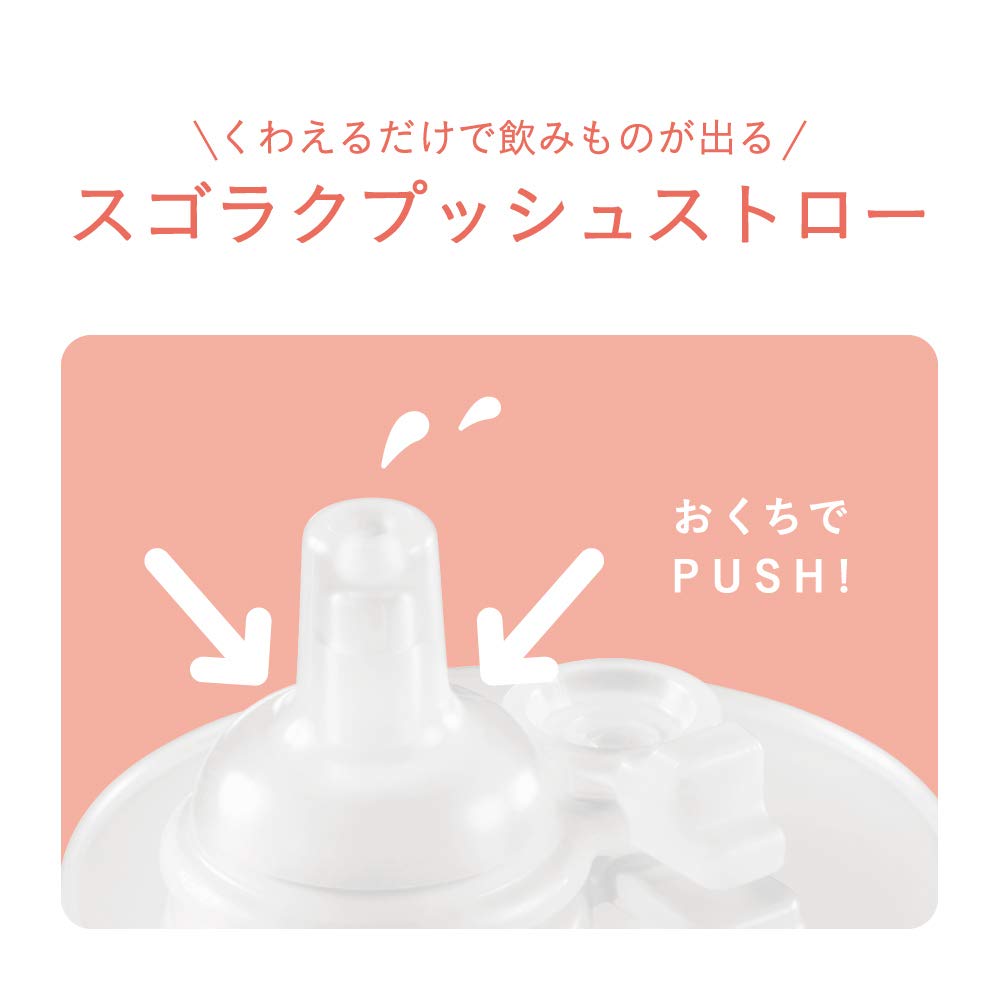 COMBI Polypropylene Rakumug Exciting Drink Set (PP) (Monpoke)