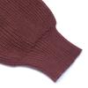 TEMU Autumn 2026 Puff Sleeve Solid Knit V-neck Sweater Dress - European & American Christmas Edition