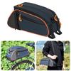 8L Bike Rear Rack Bag Reflective Cycling Back Seat Bag Waterproof Bicycle Saddle Bag Bike Storage Pouch for Outdoor Riding
