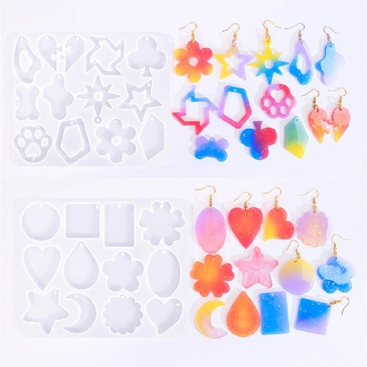 Eye Catching Mold for Unique Earrings and Keychains Handmade Jewelry Accessory
