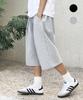 WHOLOVESART Lvs One-Pleat Sweat Bermuda Shorts 2 Colors
