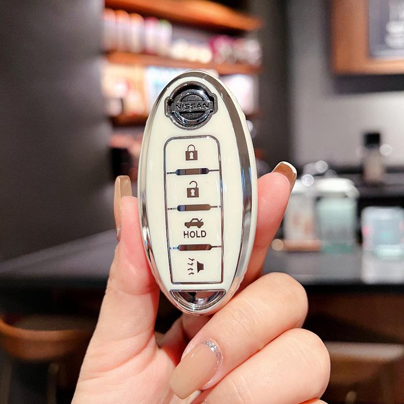 Applicable To 21 Nissan Teana Key Sets, New Xuanyi Qijun Buckle, Tiida Jin Qashqai Bag, Nissan Car, Blue Bird Shell Woman