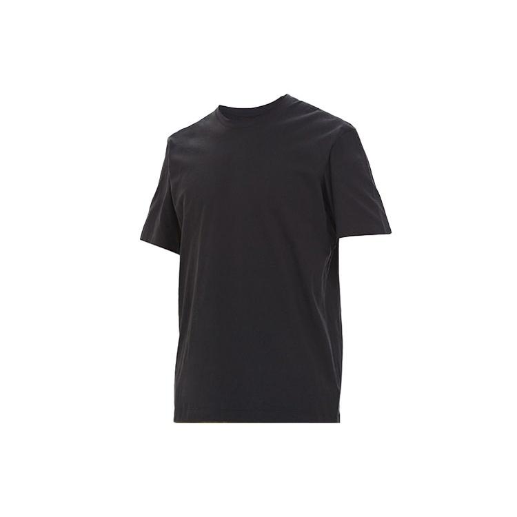 adidas Men s Y-3 Back Printing Round Neck Casual Short Sleeve Black FN3348 XS