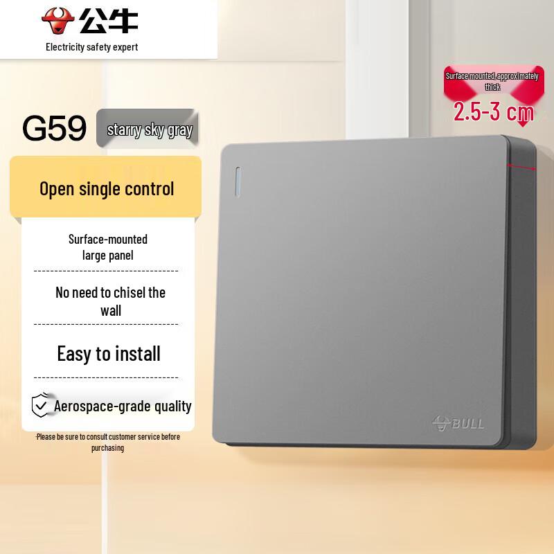 BULL G59 Series Surface Mounted Switch Panel 250V
