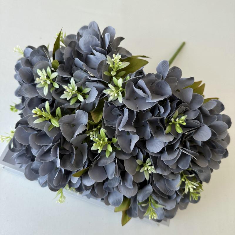 Decorazione Sfera Ortensia Artificiale Matrimonio Hotel Percorso Materiale Floreale Tessuto Per Uso Domestico ed Eventi