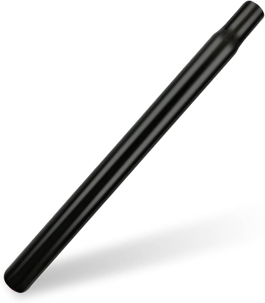 Steel Seat Post 25.0X400 Mm Black Steel Zoom