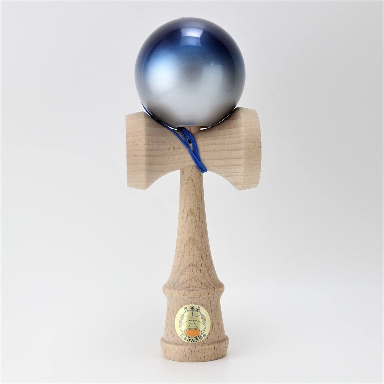 Yamagata Koubou Japan Kendama Association Certified Competition Ozora Premium Blue Silver 1343 (Yamagata Workshop) Kendama, & No.