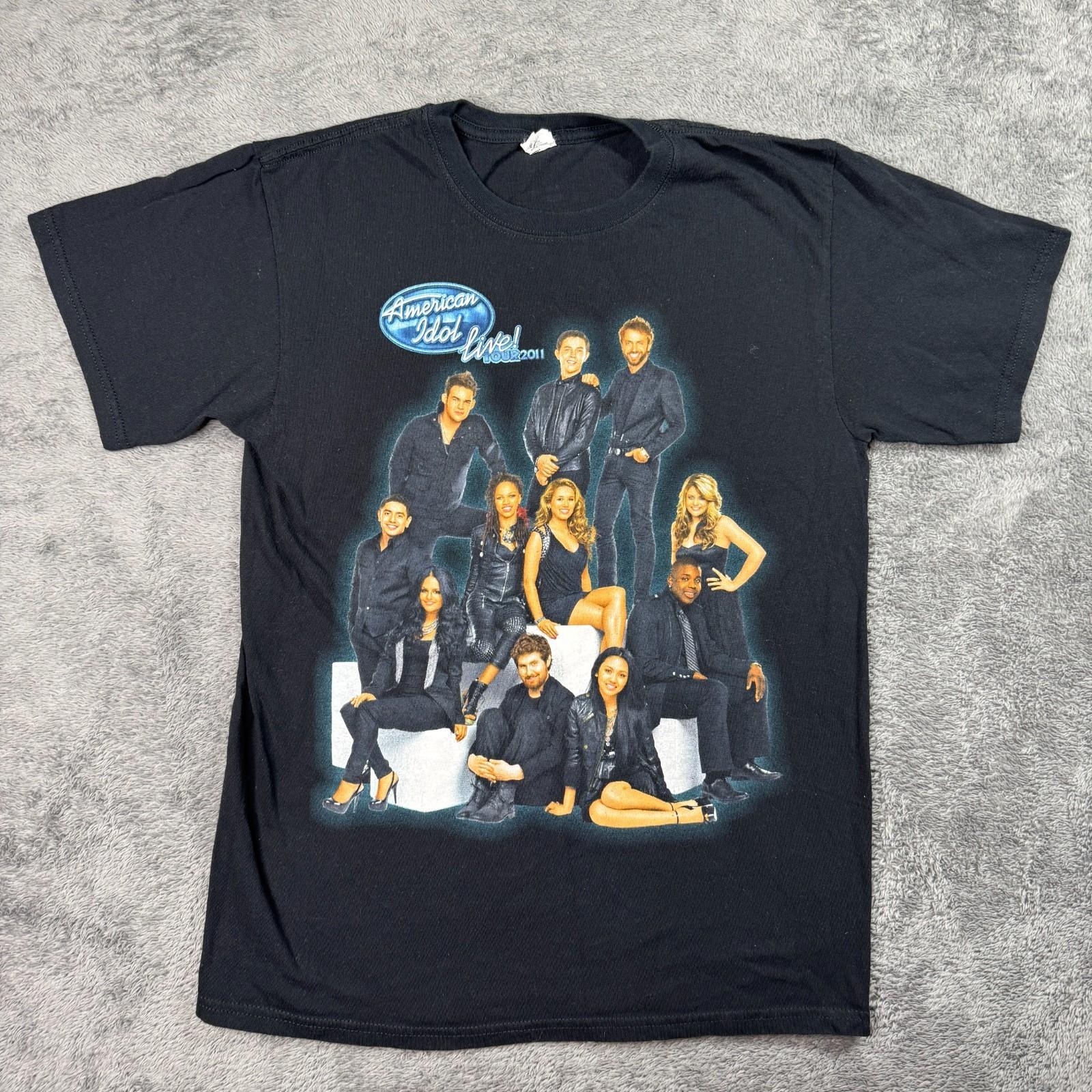 2011 American Idol Live Tour Concert Shirt M Scotty MCreery 10th Anniversary Unisex T-Shirt XL