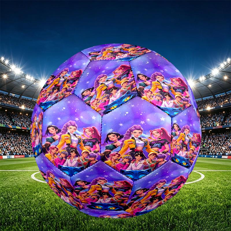 Singer Print Size 5 Soccer Ball, PU Wear Resistant Football for Match Training and Daily Practice, Birthday Gift for Soccer Fans