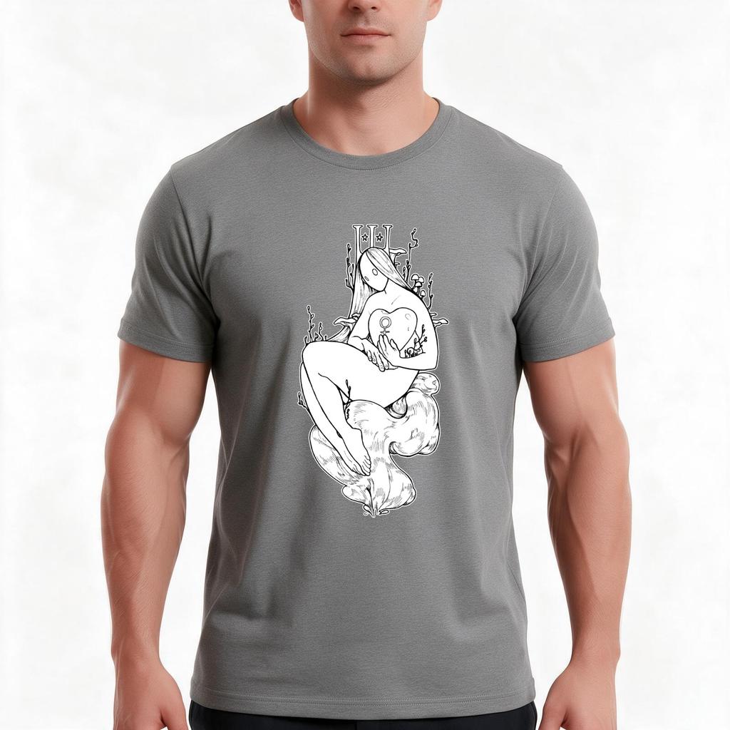 Tarot 3 Tshirt Summer Casual Cotton Tee Oversized Streetwear Tops Vintage Graphic Print Loose Fit Short Sleeve 100 Cotton