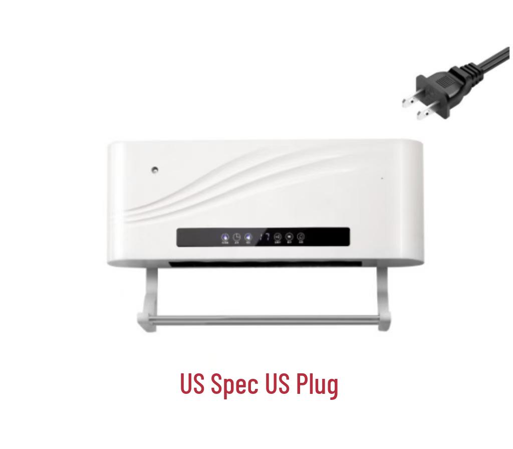 Wall-Mounted Fast Heater & Humidifier for Home and Bathroom - Dual Use for Wet & Dry