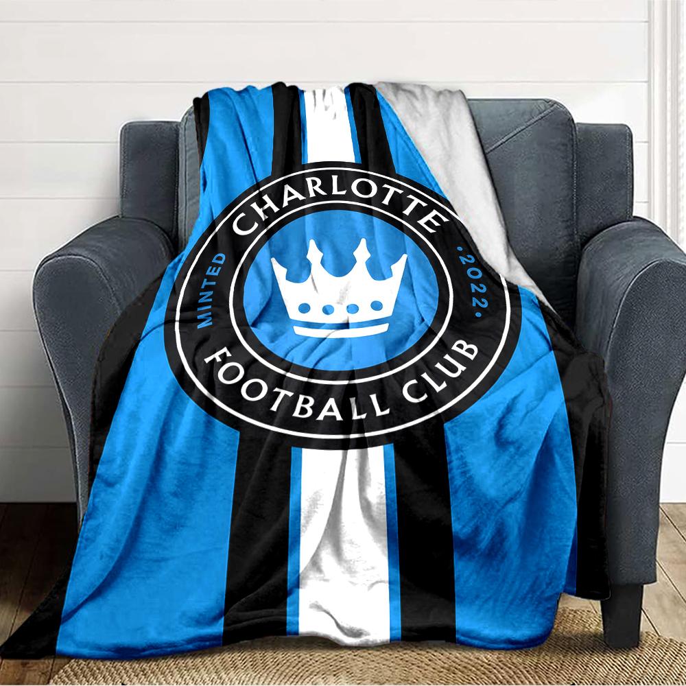 1pc Football Team (74) Blanket, Gift, for Men and Women, Soft Blanket, Good for Sofa Bed Couch Travel, Lightweight Flannel Blanket