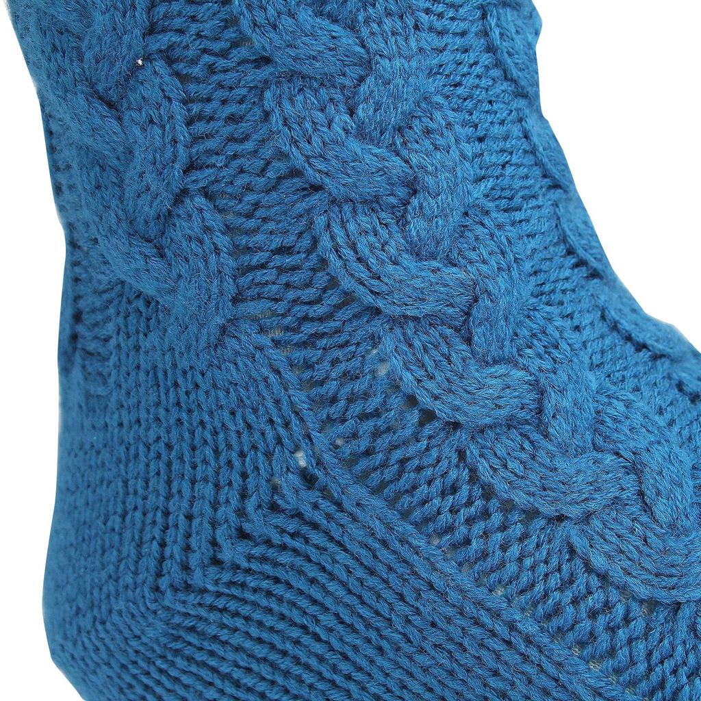 Women's And Winter Color Velvet Thickening Home Silicone Bottom Non- Knitted Tube Slippers Socks