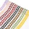 2 Yard Fabric Ribbon Leaf Decorative Ribbon Roll 1in 25mm Width for Flower Bouquet Gift Wrappings Party Wedding Decors